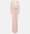 Jenny Packham Nina Sequined Tulle Gown In Pink