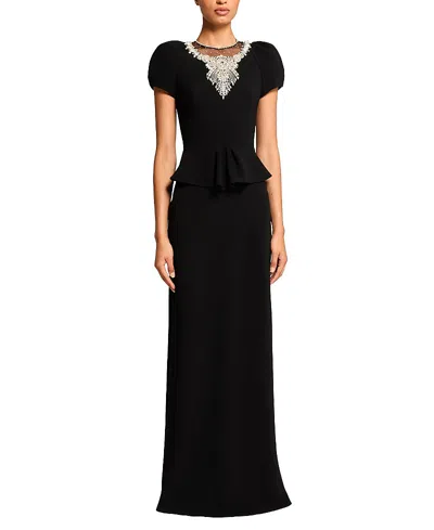 Jenny Packham Nocturne Maxi Dress In Black