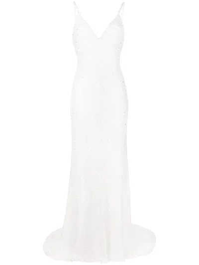 Jenny Packham Raquel Sequin-embellished Gown In Sugar