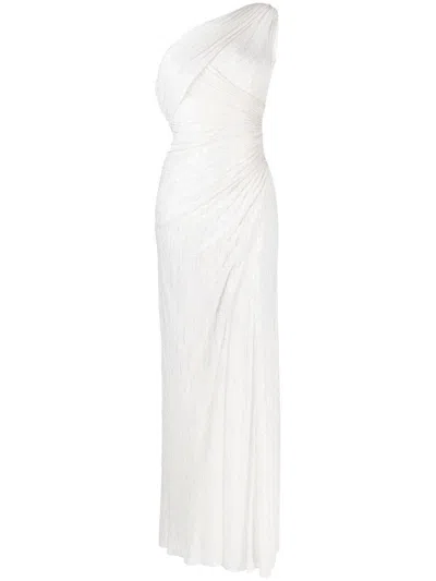 Jenny Packham One-shoulder Sequin-embellished Dress In White