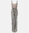Jenny Packham Only You Beaded Sequined Tulle Gown