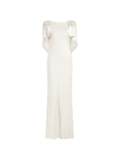 Jenny Packham Ophelia Maxi Dress In White