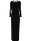 Jenny Packham Penny Gown In Black