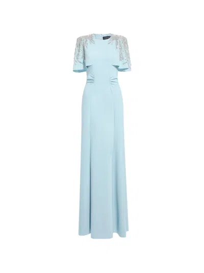 Jenny Packham Petal Kleid In Blue