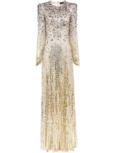Jenny Packham Phara Dress In 中性色