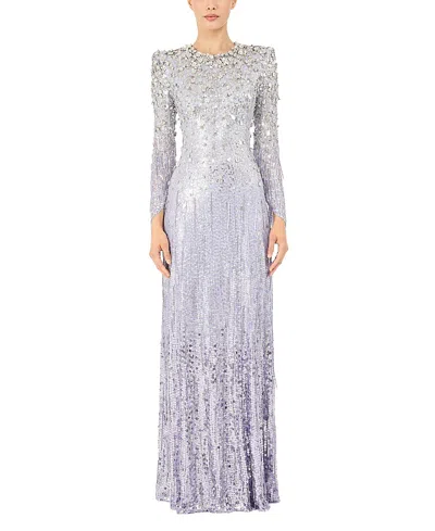 Jenny Packham Phara Dress In Purple