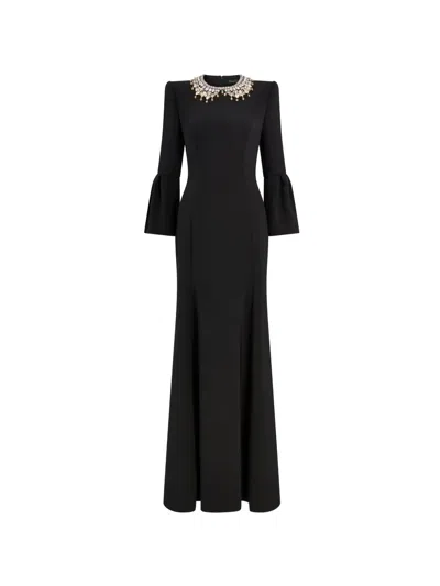 Jenny Packham Pueblo Dress In Black