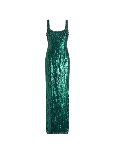 Jenny Packham Rosalie Dress In Green