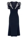 Jenny Packham Rosina Cocktail Dress In Blue
