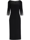 Jenny Packham Rosebud Dress In Black