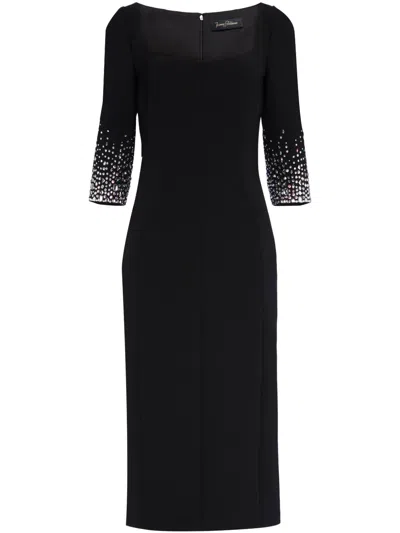 Jenny Packham Rosebud Dress In Black