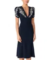 Jenny Packham Rosina Cocktail Dress In Blue
