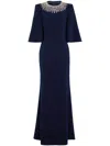 Jenny Packham Ruo Gown In Blue