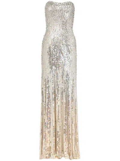 Jenny Packham Sarai Dress In Nude