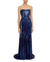 Jenny Packham Sarai Gown In Blue