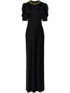 Jenny Packham Sea Daisy Abendkleid In Schwarz