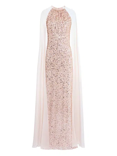 Jenny Packham Silk Dress In Pink