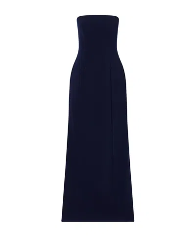 Jenny Packham Estelle Crepe Gown In Multi