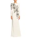 Jenny Packham Slipper Orchid Floral-embellished Maxi Dress In Pink