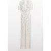 Jenny Packham Sofie Crystal-embellished Gown In White