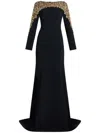 Jenny Packham Solstice Gown In Black