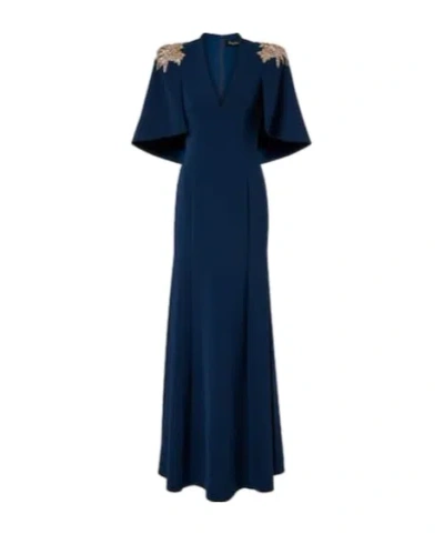 JENNY PACKHAM STAR SHOWER EMBELLISHED GOWN