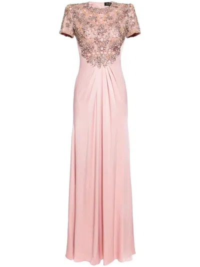 Jenny Packham Starry Dress In Pink