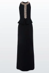 Jenny Packham Sulphice Maxi Dress In Black
