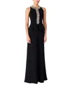 Jenny Packham Sulphice Maxi Dress In Black