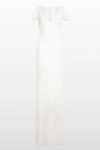 Jenny Packham Sweet Juliet Floral Lace Dress In White