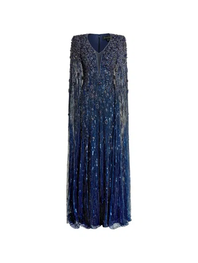 Jenny Packham Sweet Silva Dress In Blue