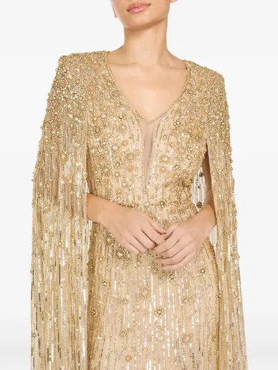 Jenny Packham Sweet Silva Gown In Gold