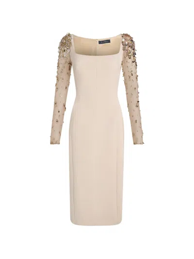 Jenny Packham Swift Dress In Neutral