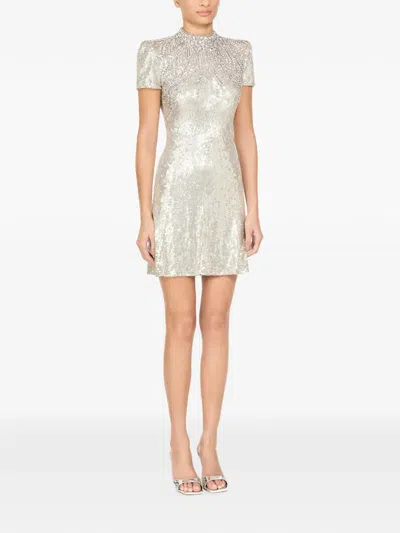 Jenny Packham Tala Dress In Metallic