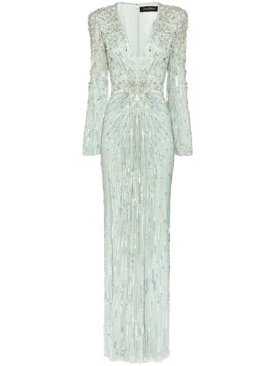Jenny Packham Tana Gown In Green