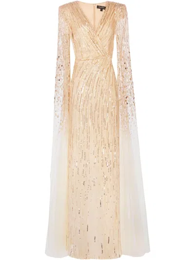 Jenny Packham Tillie Dress In Gold