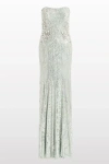 Jenny Packham Topaz Sequin-embellished Maxi Dress In Multi