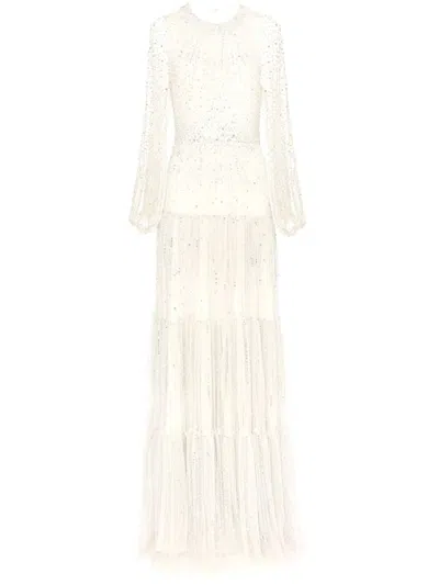 Jenny Packham Tramar Dress In Neutrals