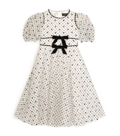 Jenny Packham Kids' Tulle Polka Dot Jessica Dress In Ivory