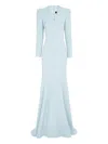 Jenny Packham Victoire Rhinestone-embellished Maxi Gown