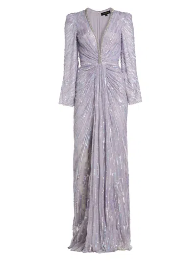 Jenny Packham Darcy Abendkleid In Lavendar