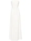 Jenny Packham Yoelyn Abendkleid Aus Krepp In Weiss