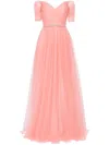Jenny Packham Zinnia Embellished Gown In Pink