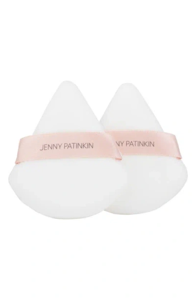 Jenny Patinkin On Pointe Puffs, Set Of 2 In Off White