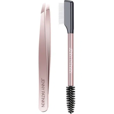 Jenny Patinkin The Big Reveal Touch Up Tools For Lashes & Brows Set In Gold