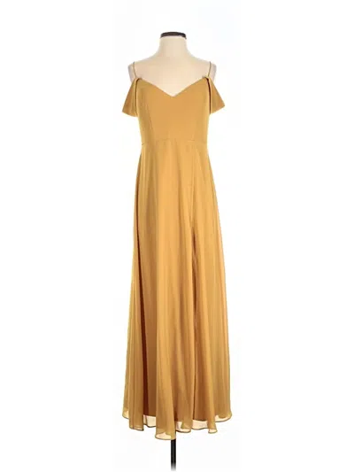 Pre-owned Jenny Yoo Collection Casual Dress In Gold