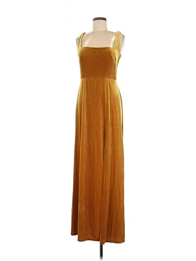 Pre-owned Jenny Yoo Collection Casual Dress In Gold