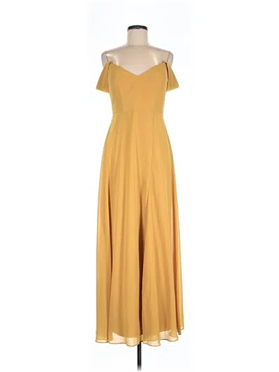 Pre-owned Jenny Yoo Collection Casual Dress In Yellow