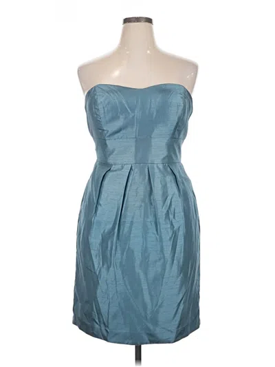 Pre-owned Jenny Yoo Collection Cocktail Dress In Blue