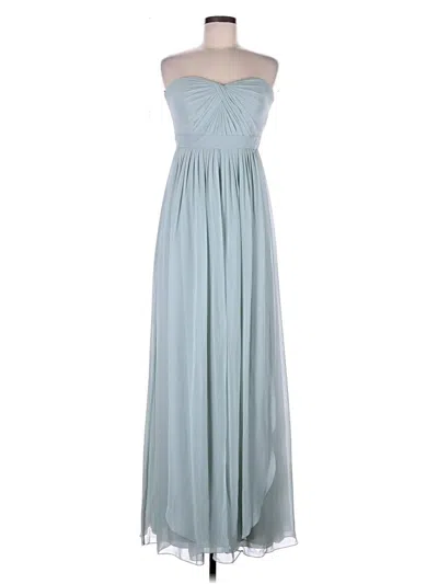 Pre-owned Jenny Yoo Collection Cocktail Dress In Blue